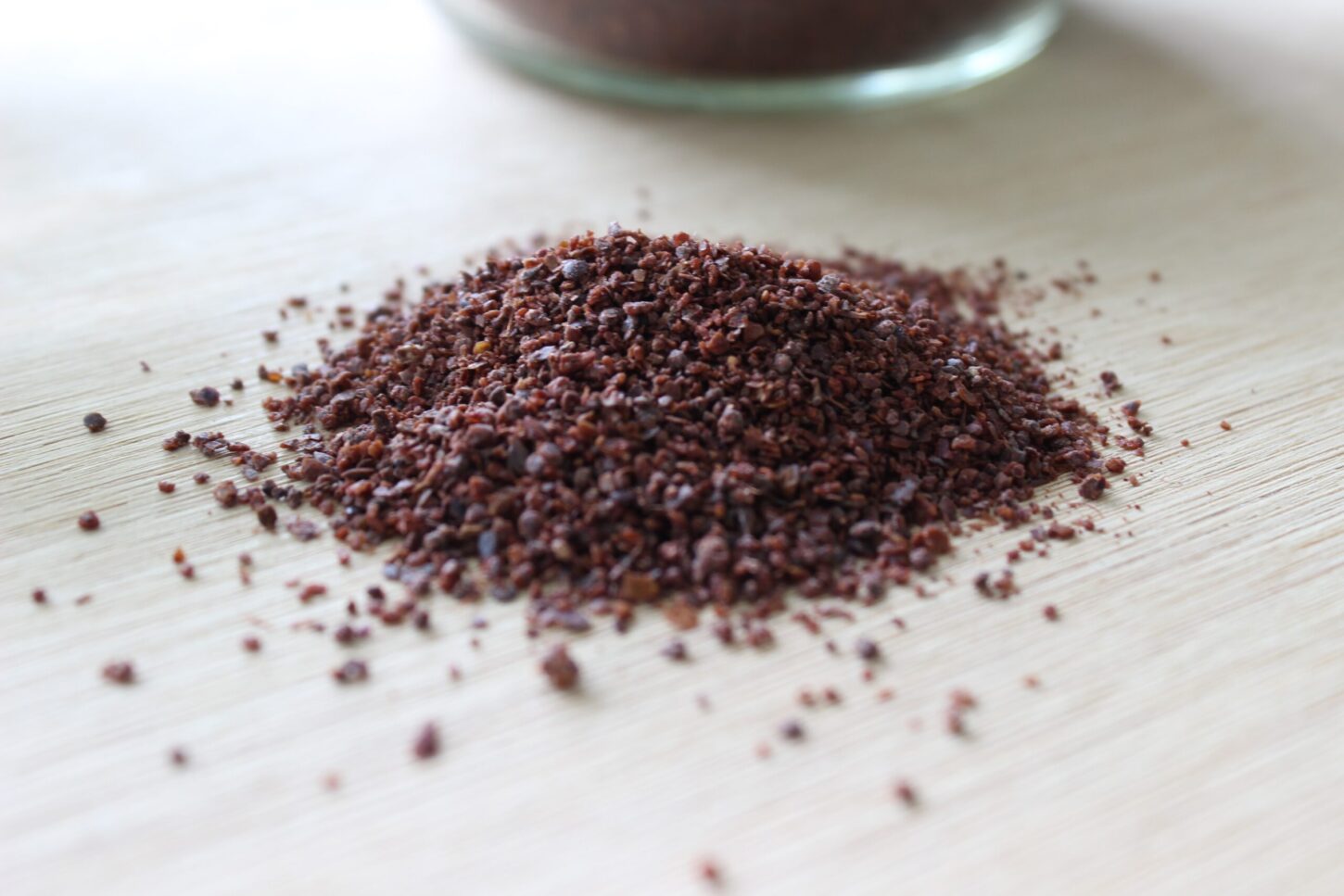 Small pile of ground sumac
